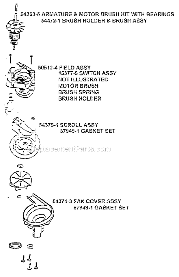 Page C Diagram and Parts List for 7640BTH  Eureka Upright Vacuum