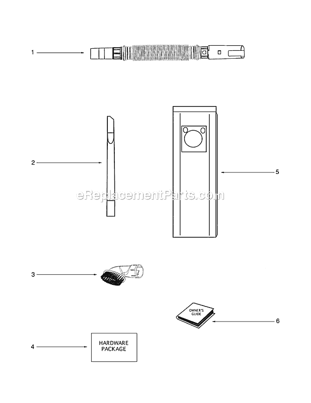 Page A Diagram and Parts List for 7671BH  Eureka Upright Vacuum