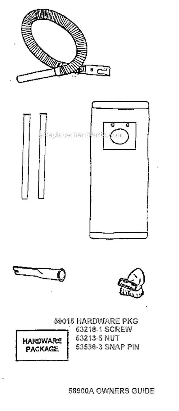 Page A Diagram and Parts List for 7677AT  Eureka Upright Vacuum