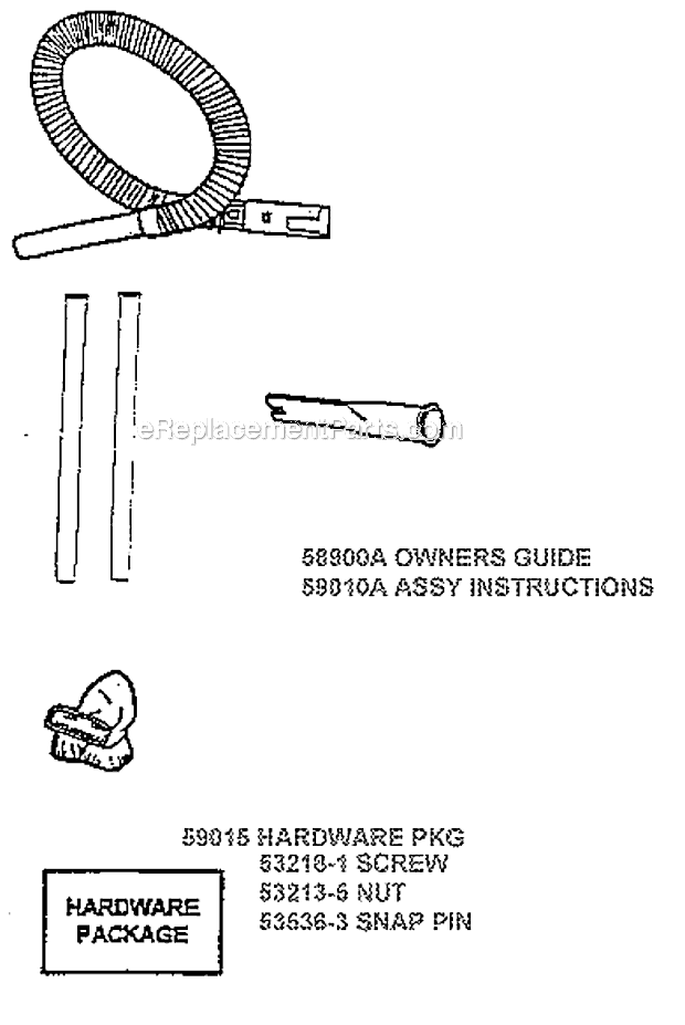 Page A Diagram and Parts List for 7677BTX  Eureka Upright Vacuum