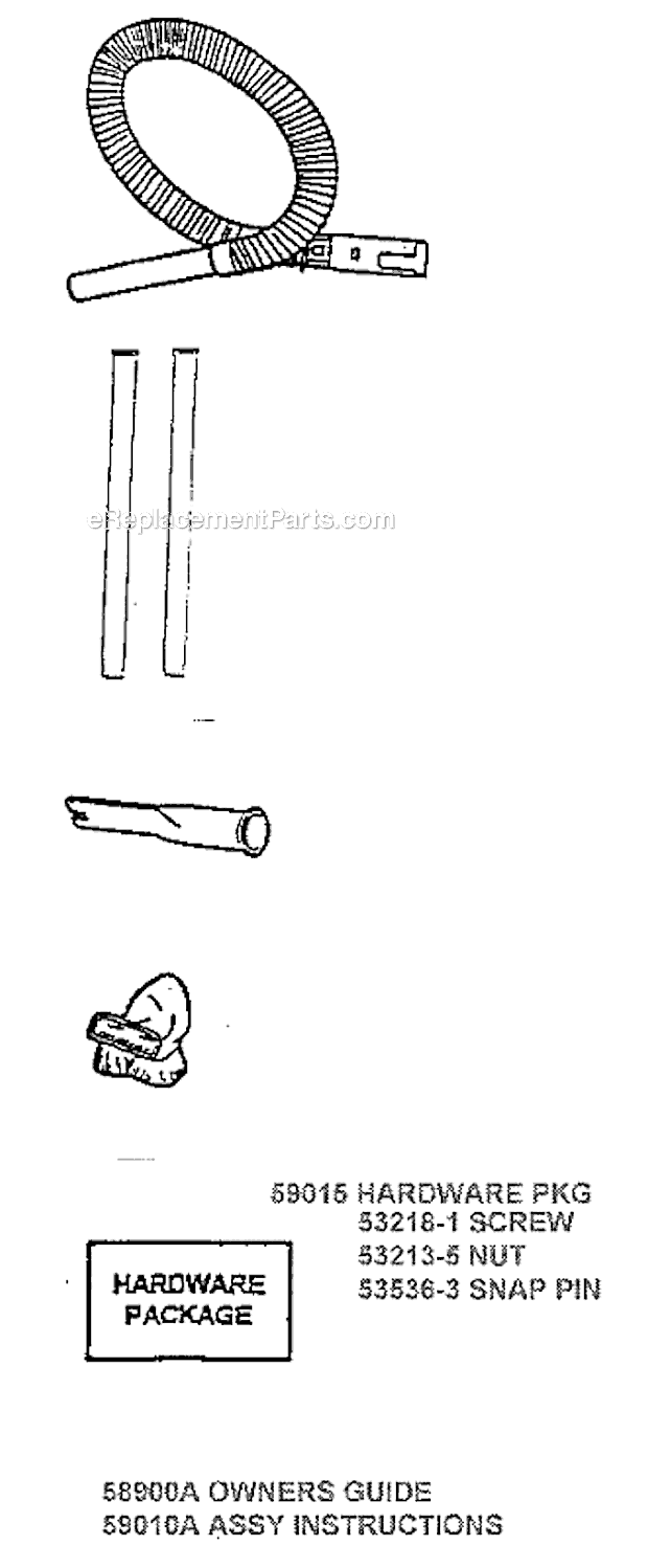 Page A Diagram and Parts List for 7677BT  Eureka Upright Vacuum