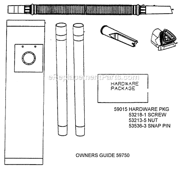 Page A Diagram and Parts List for 7681AT  Eureka Upright Vacuum