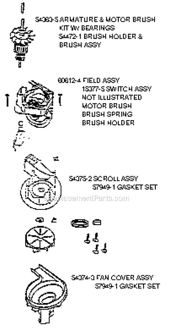 Page C Diagram and Parts List for 7683ATS  Eureka Upright Vacuum