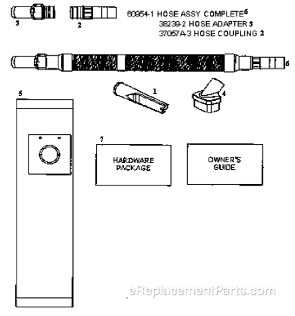 Page C Diagram and Parts List for 7745AT  Eureka Upright Vacuum