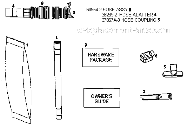 Page C Diagram and Parts List for 7770AT  Eureka Upright Vacuum
