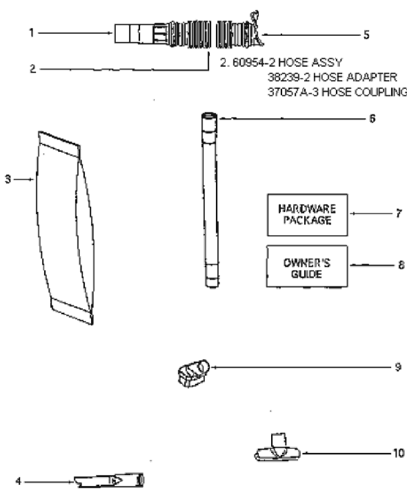 Page C Diagram and Parts List for 7771AT  Eureka Upright Vacuum