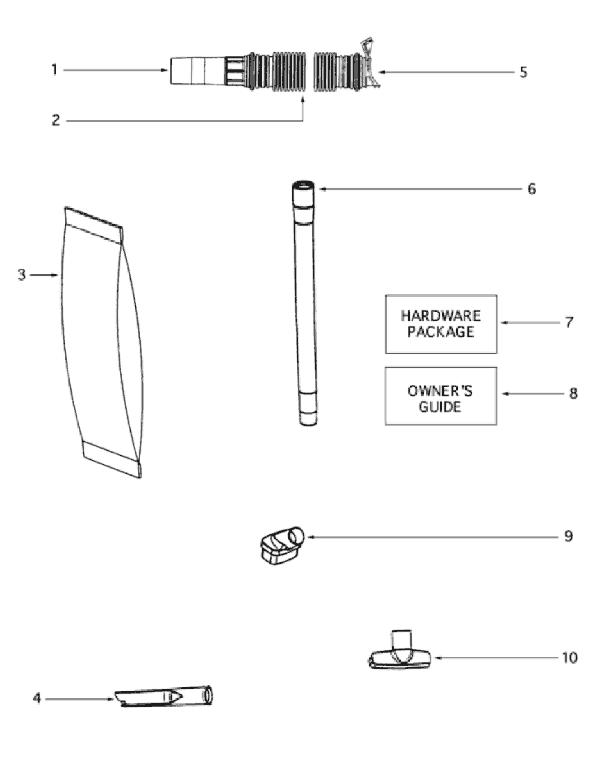 Page D Diagram and Parts List for 7773ATS  Eureka Upright Vacuum