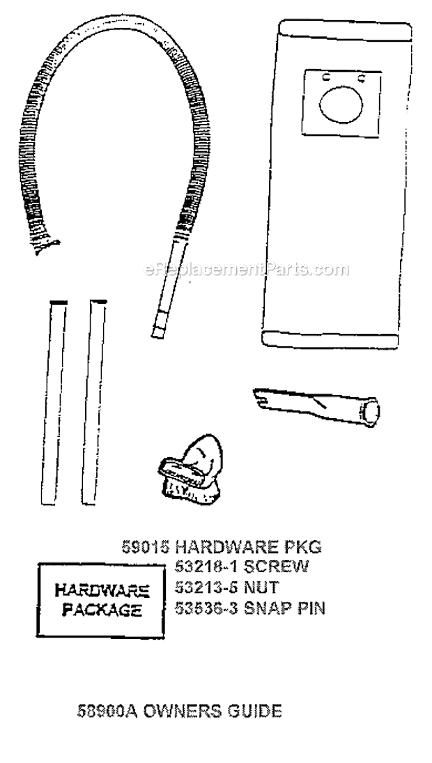 Page A Diagram and Parts List for 7891ATH  Eureka Upright Vacuum