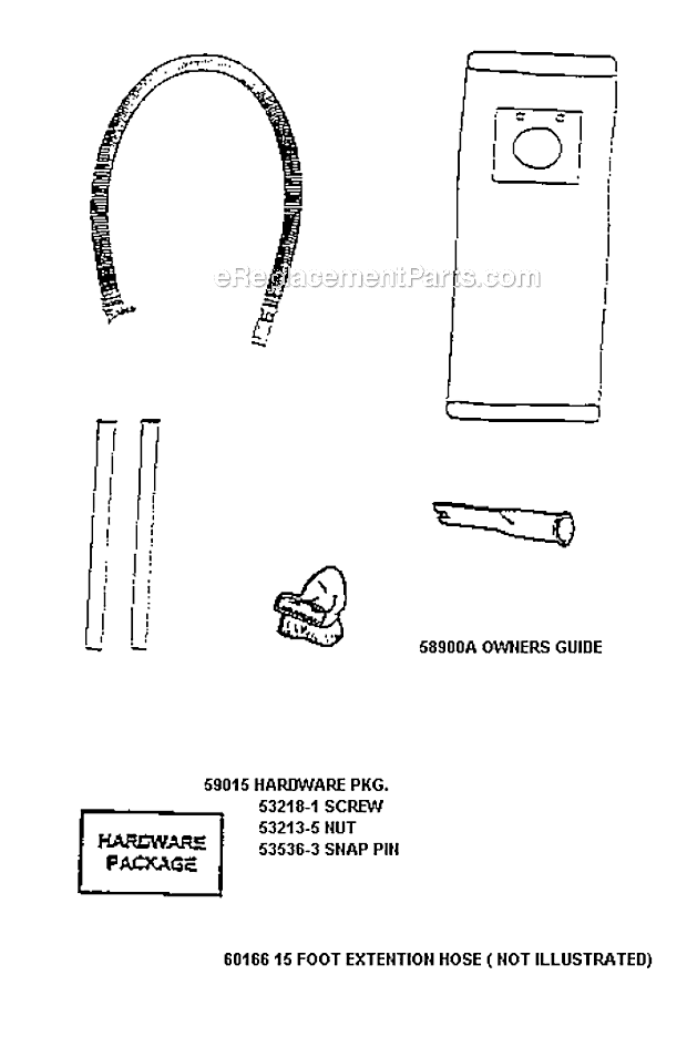 Page A Diagram and Parts List for 7891BT  Eureka Upright Vacuum