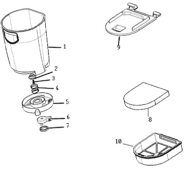 Page B Diagram and Parts List for 8803BVZ  Eureka Upright Vacuum