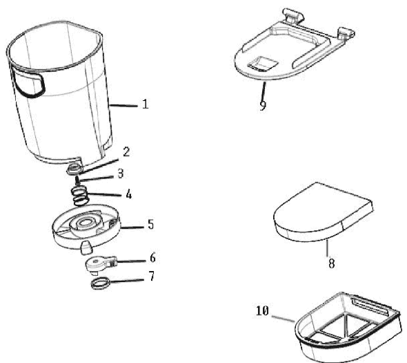 Page B Diagram and Parts List for 8852DVZ-1  Eureka Upright Vacuum