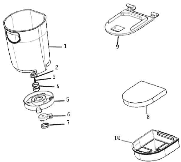 Page B Diagram and Parts List for 8852DVZ  Eureka Upright Vacuum
