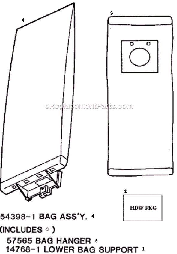 Page E Diagram and Parts List for 9201BT  Eureka Upright Vacuum