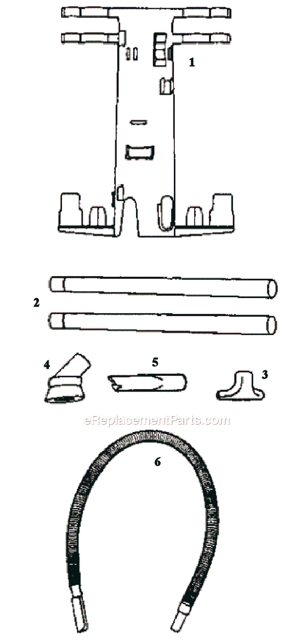 Page A Diagram and Parts List for 9202AT  Eureka Upright Vacuum
