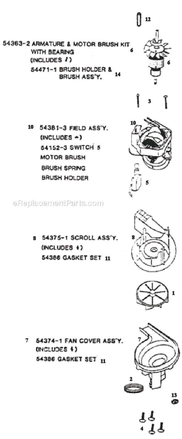 Page C Diagram and Parts List for 9202AT  Eureka Upright Vacuum