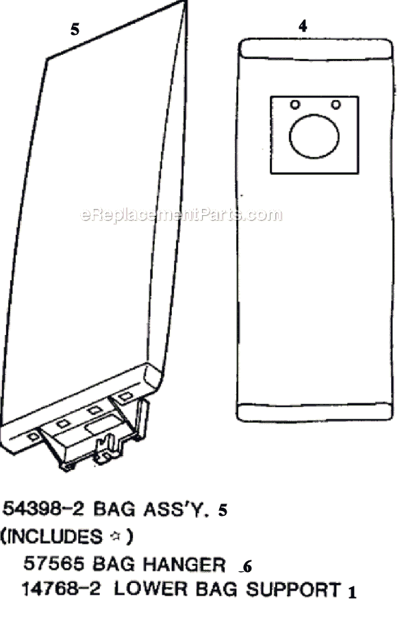 Page E Diagram and Parts List for 9202AT  Eureka Upright Vacuum