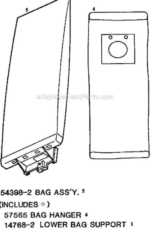 Page E Diagram and Parts List for 9202BT  Eureka Upright Vacuum