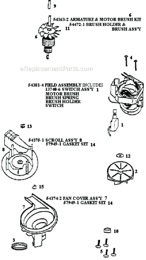 Page C Diagram and Parts List for 9202ETX  Eureka Upright Vacuum