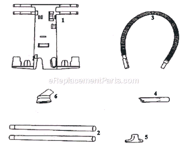 Page A Diagram and Parts List for 9205AT  Eureka Upright Vacuum