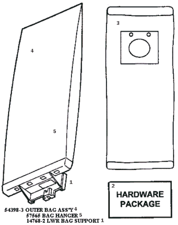 Page E Diagram and Parts List for 9205BT  Eureka Upright Vacuum