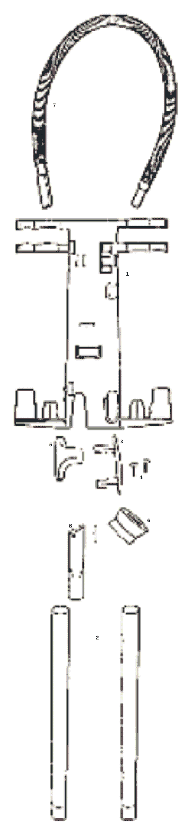 Page A Diagram and Parts List for 9206AT  Eureka Upright Vacuum