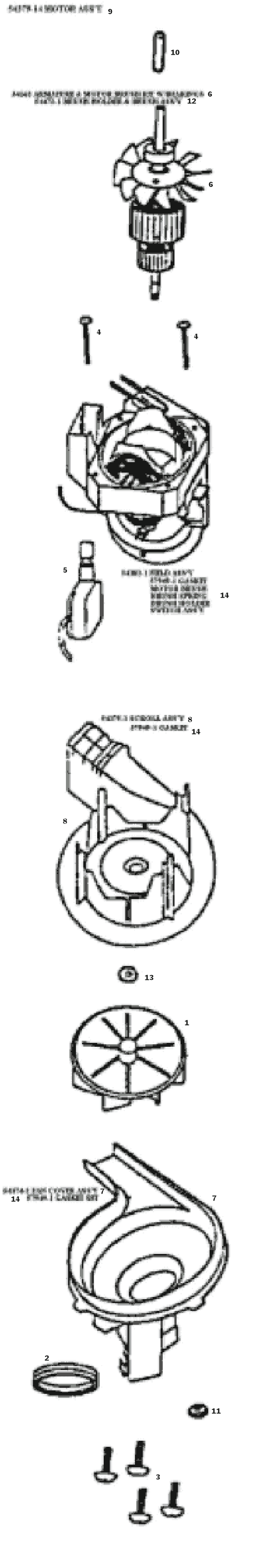 Page C Diagram and Parts List for 9206AT  Eureka Upright Vacuum