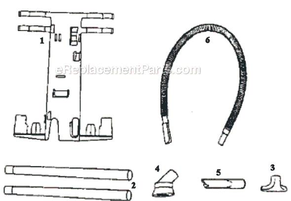 Page A Diagram and Parts List for 9301AT  Eureka Upright Vacuum