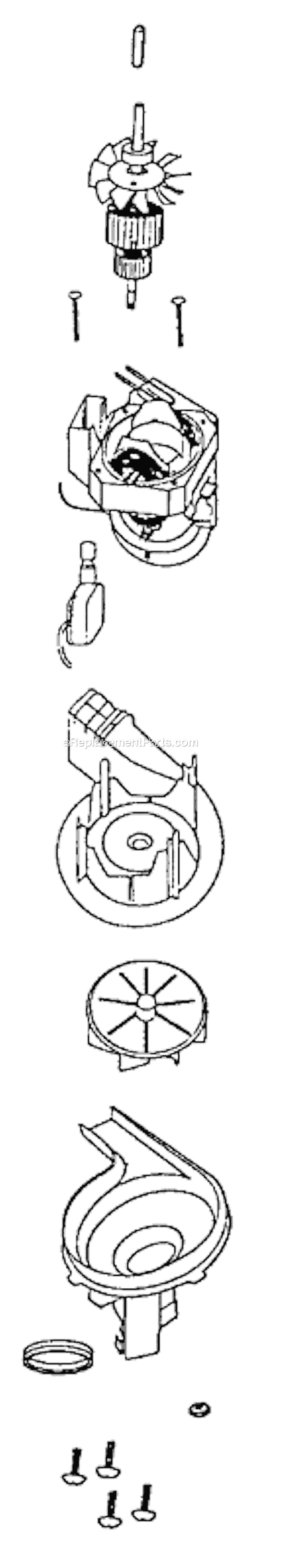Page C Diagram and Parts List for 9302BT  Eureka Upright Vacuum