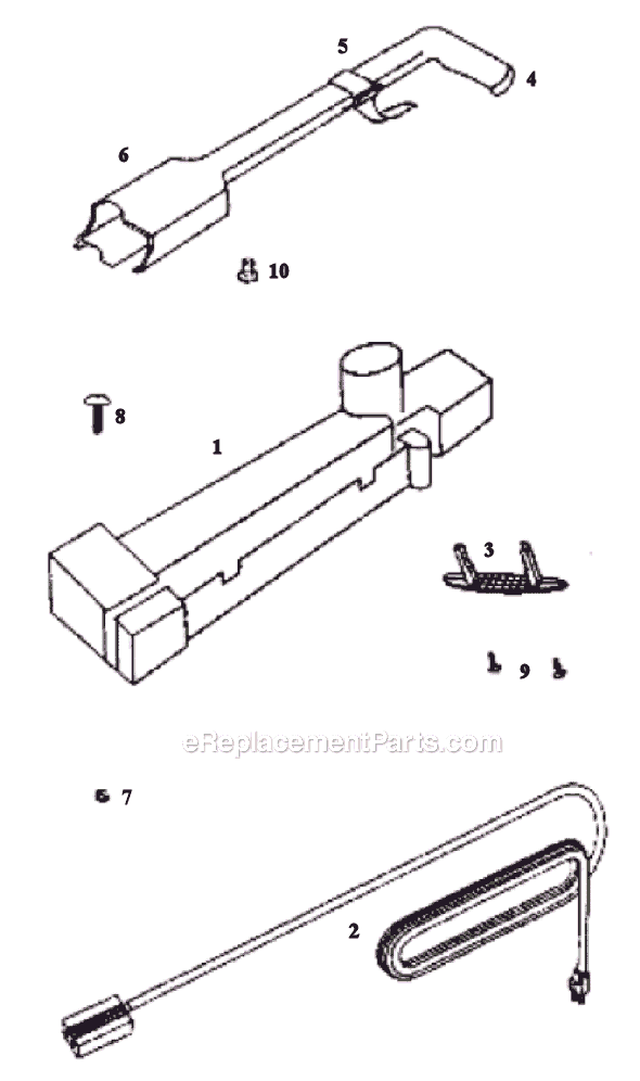 Page D Diagram and Parts List for 9334AT  Eureka Upright Vacuum