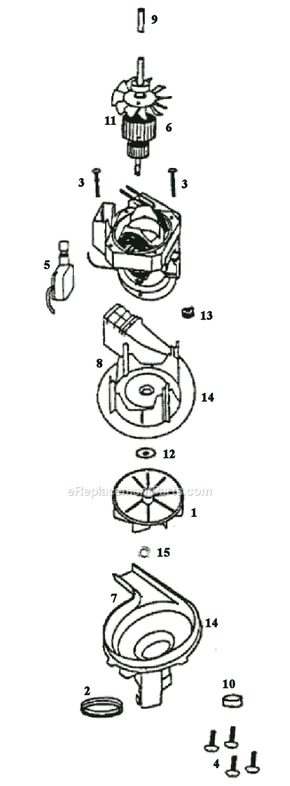 Page C Diagram and Parts List for 9334DTX  Eureka Upright Vacuum