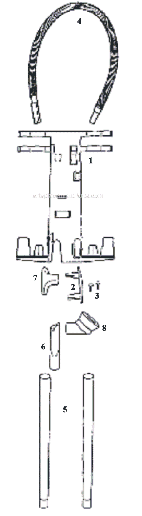 Page A Diagram and Parts List for 9334DTZ  Eureka Upright Vacuum