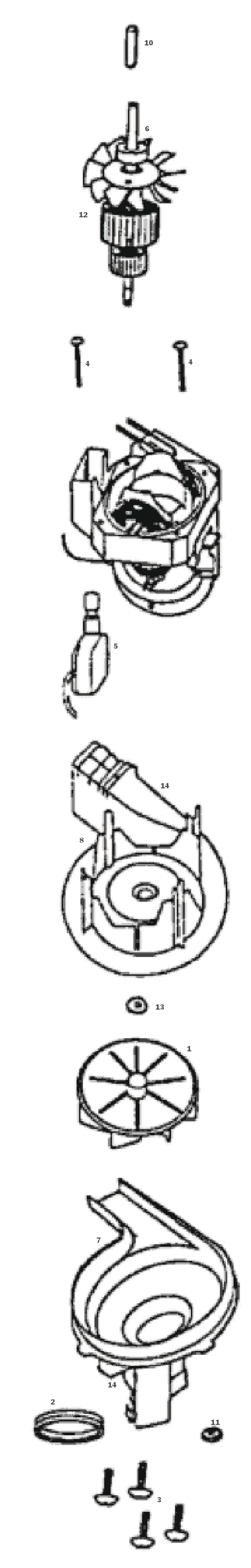 Page C Diagram and Parts List for 9334DT  Eureka Upright Vacuum