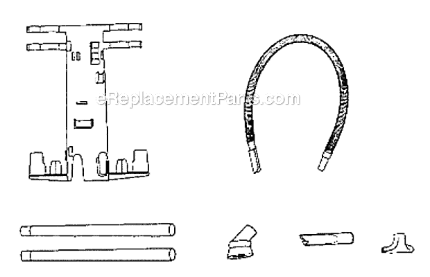 Page A Diagram and Parts List for 9410ATX  Eureka Upright Vacuum