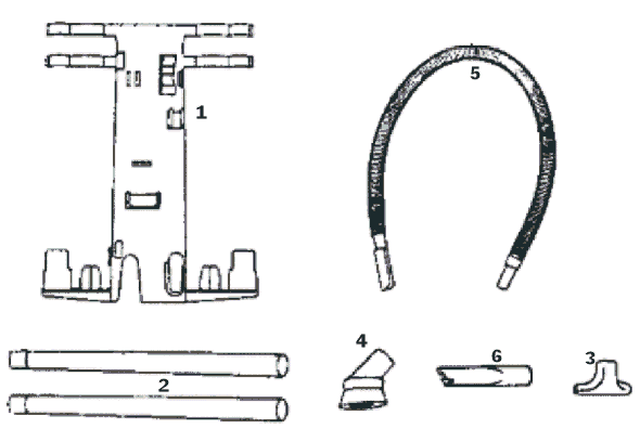 Page A Diagram and Parts List for 9410BT  Eureka Upright Vacuum