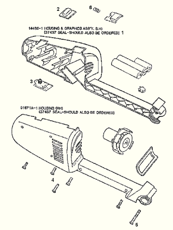Page A Diagram and Parts List for 94E  Eureka Upright Vacuum