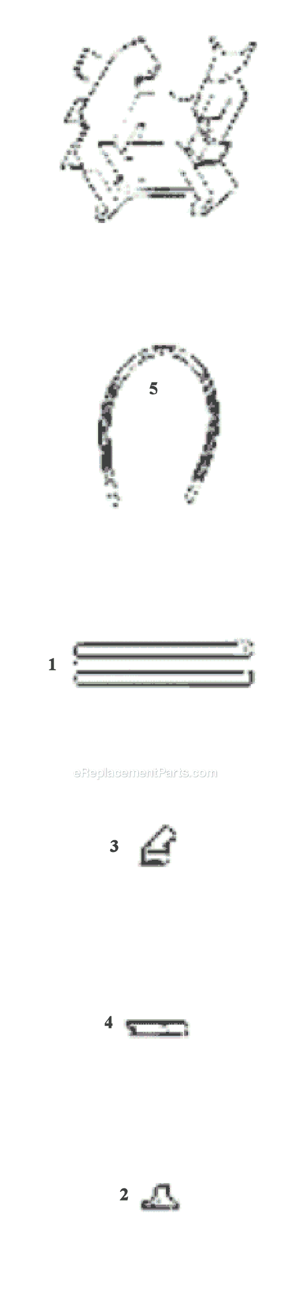 Page A Diagram and Parts List for 9730AT  Eureka Upright Vacuum