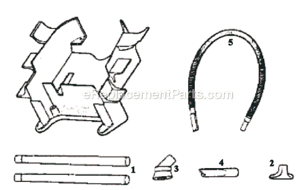 Page B Diagram and Parts List for 9730AT  Eureka Upright Vacuum