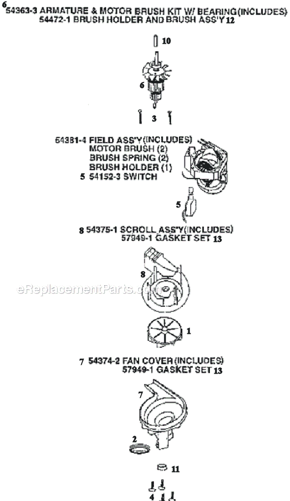 Page C Diagram and Parts List for 9730BT  Eureka Upright Vacuum