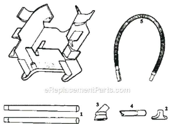 Page A Diagram and Parts List for 9740AT  Eureka Upright Vacuum