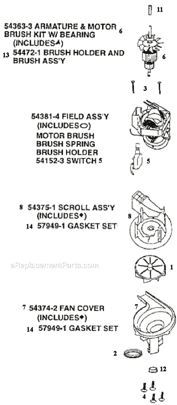 Page C Diagram and Parts List for 9740BT  Eureka Upright Vacuum