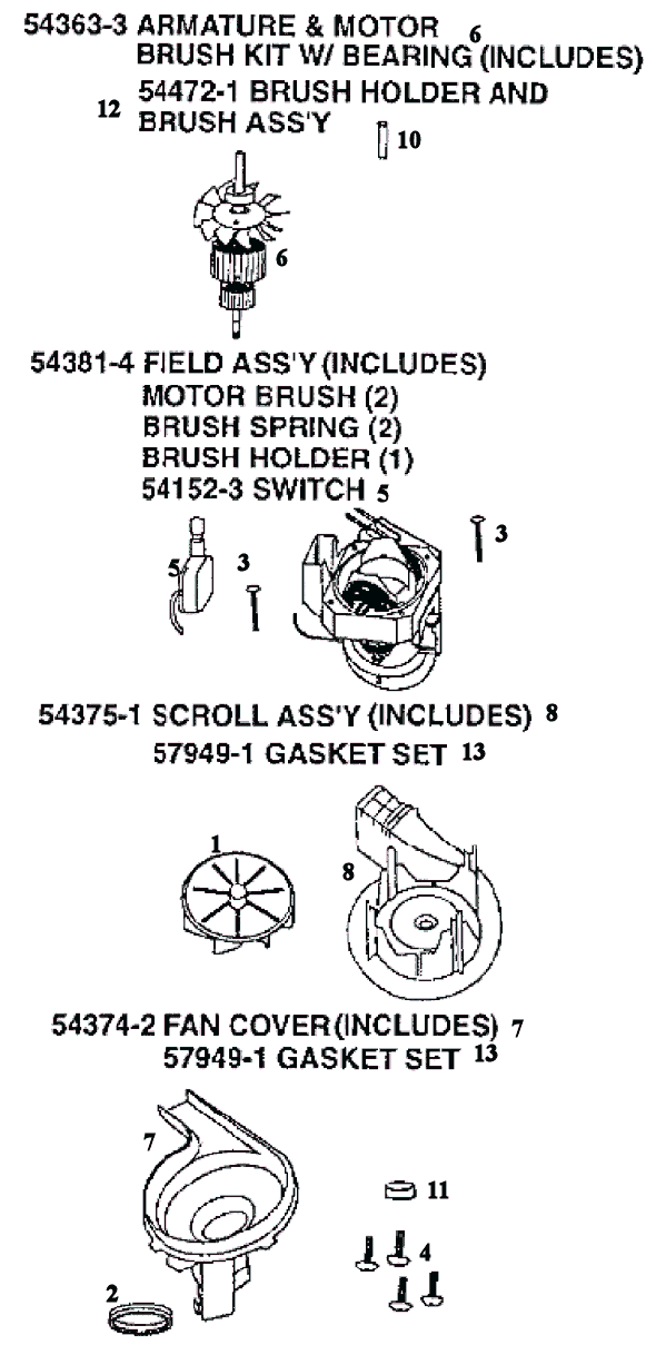 Page C Diagram and Parts List for 9750BT  Eureka Upright Vacuum