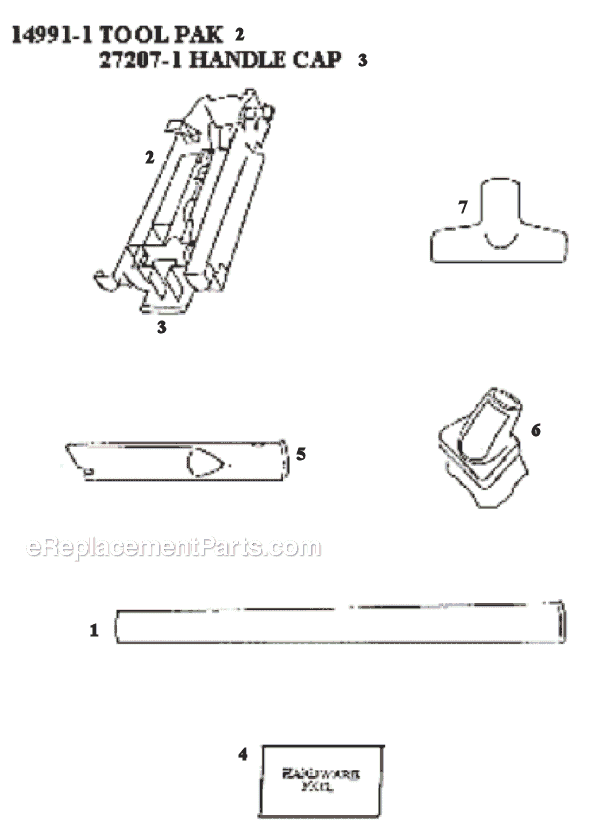 Page A Diagram and Parts List for 9855BTV  Eureka Upright Vacuum