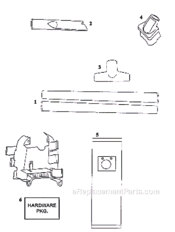 Page A Diagram and Parts List for 9873AT  Eureka Upright Vacuum