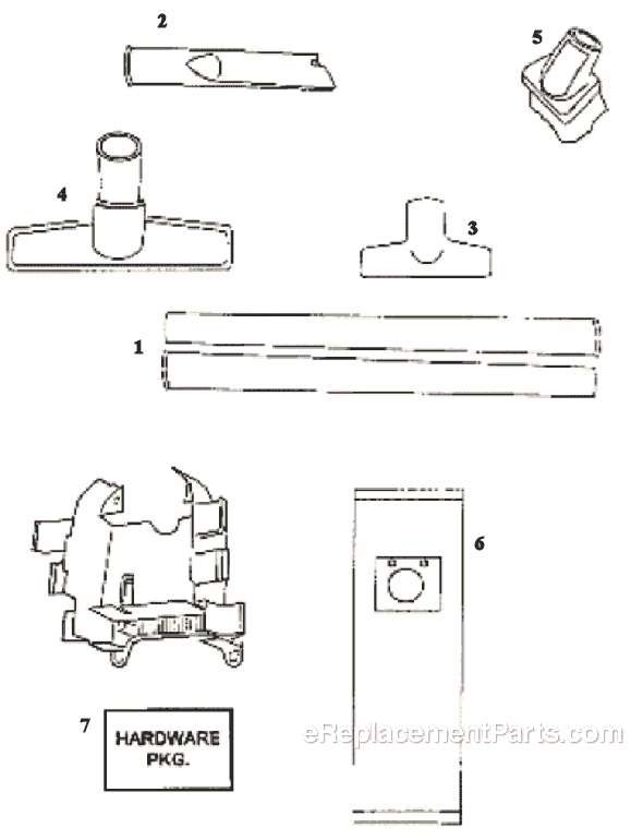 Page A Diagram and Parts List for 9875BT  Eureka Upright Vacuum