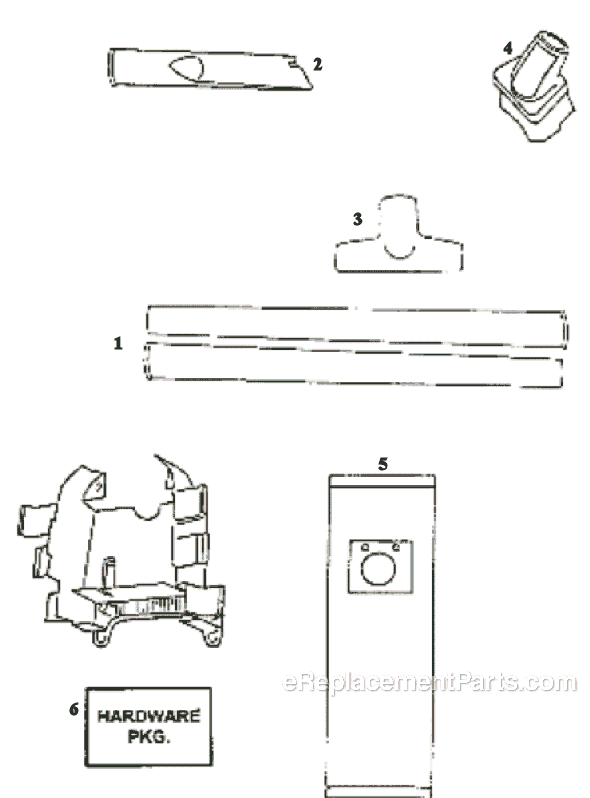 Page A Diagram and Parts List for 9875DT  Eureka Upright Vacuum