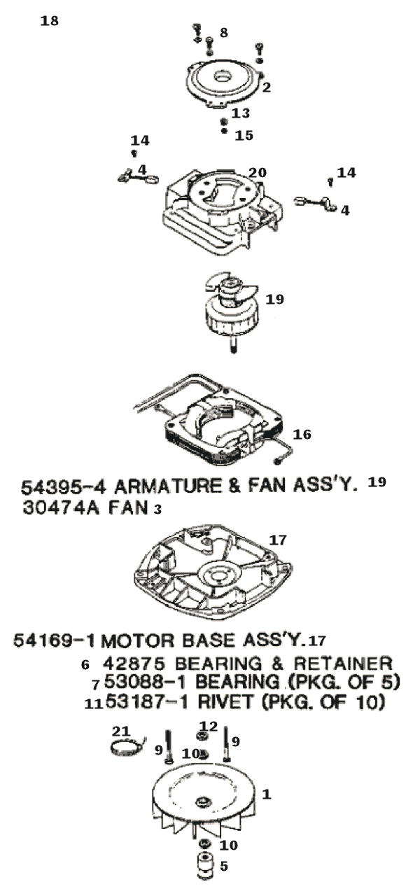 Page B Diagram and Parts List for C2094D  Eureka Upright Vacuum