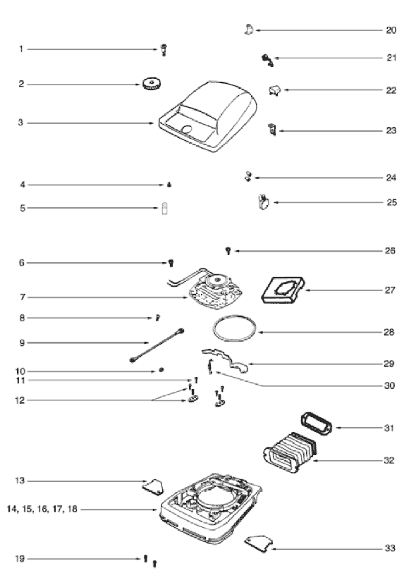 Page A Diagram and Parts List for C2132A  Eureka Upright Vacuum