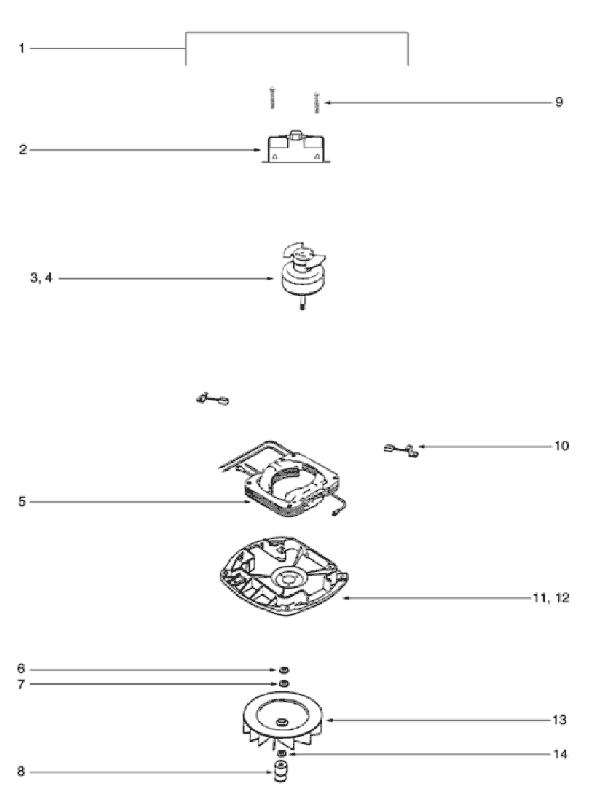 Page C Diagram and Parts List for C2133A  Eureka Upright Vacuum