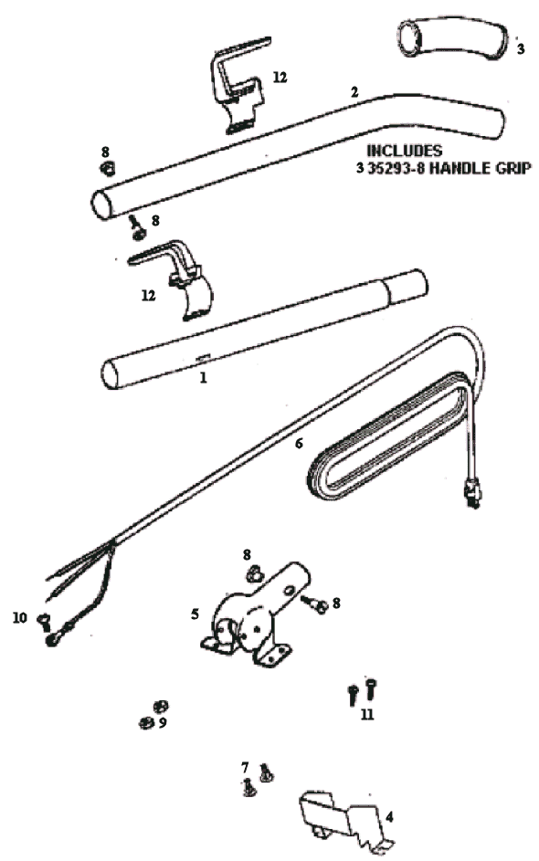 Page D Diagram and Parts List for C2194A  Eureka Upright Vacuum