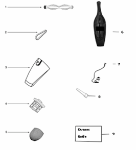 Page A Diagram and Parts List for 108A  Eureka Upright Vacuum